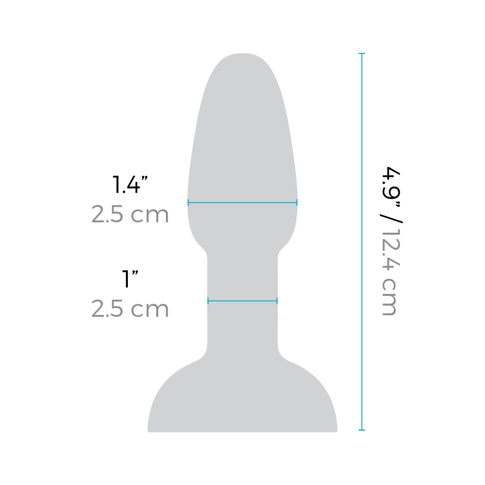 Vibrating butt plug with rotating beads - Rimming Plug Petite 5th Anniversary Collection B-Vibe - Boutique Séduction