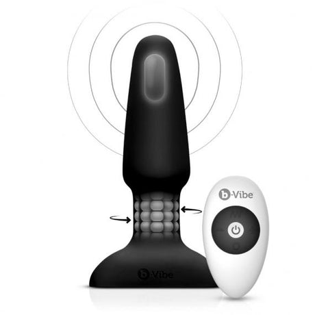 Rimming Plug 2 Vibrating Butt Plug With Remote B-Vibe - Boutique Séduction