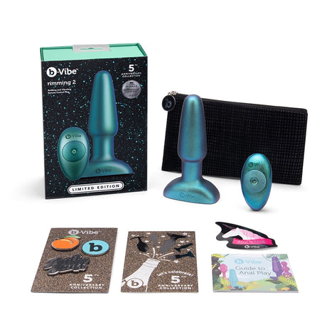 Rimming 2 Rotating & Vibrating Remote Control Plug B-Vibe - Boutique Séduction