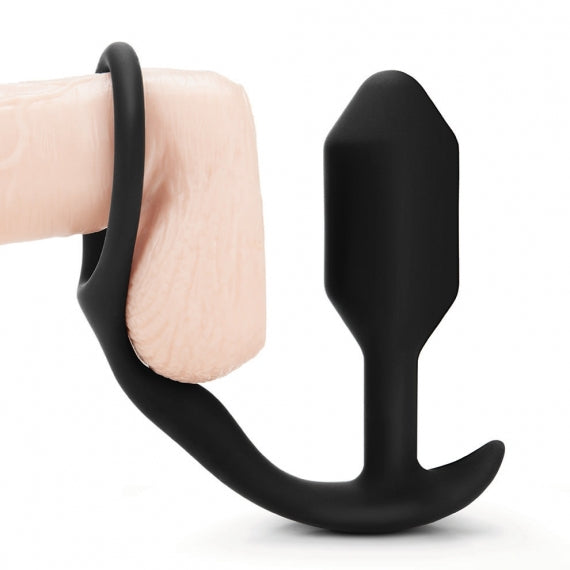 Snug & Tug Butt Plug & Penis Ring B-Vibe - Boutique Séduction