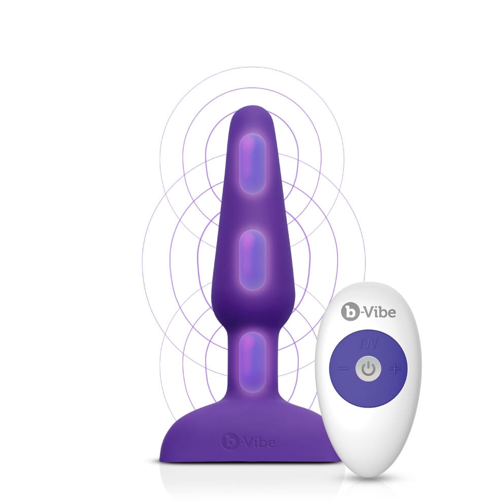 TRIO Vibrating Butt Plug B-Vibe - Boutique Séduction