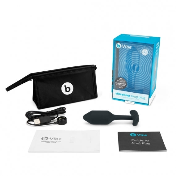 SNUG PLUG Medium Vibrating Butt Plug B-Vibe - Boutique Séduction