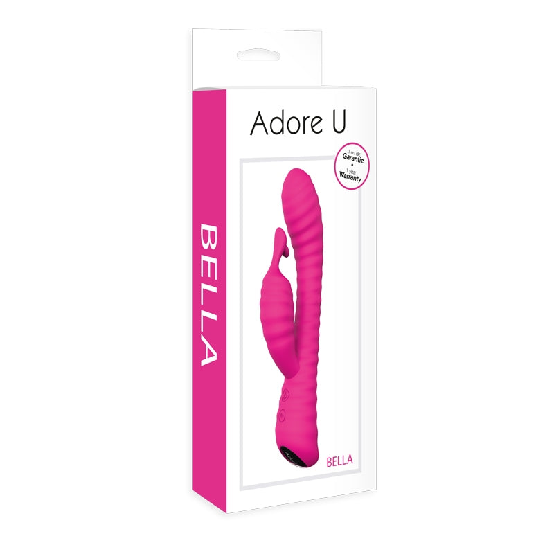 Double Stimulation Vibrator - Bella Adore U Classic - Boutique Séduction
