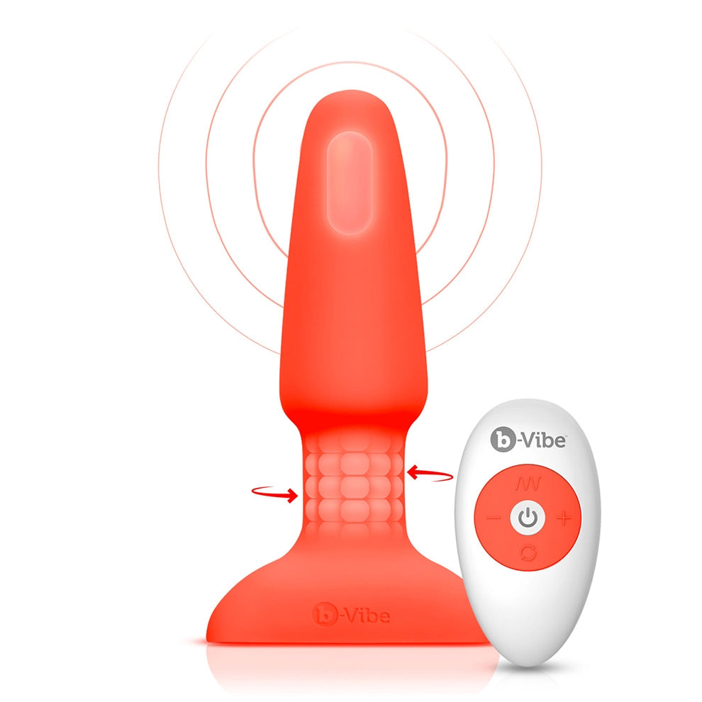 Rimming Plug 2 Vibrating Butt Plug With Remote B-Vibe - Boutique Séduction