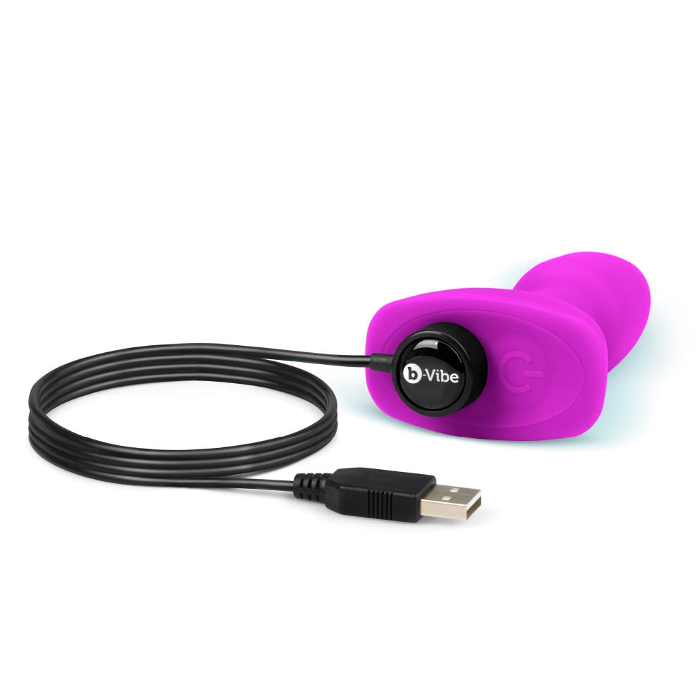 Rimming Petite Vibrating Butt Plug & Rotating Beads B-Vibe - Boutique Séduction