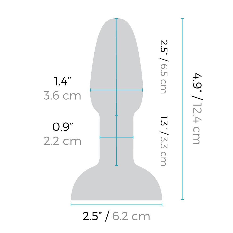 Rimming Petite Vibrating Butt Plug & Rotating Beads B-Vibe - Boutique Séduction