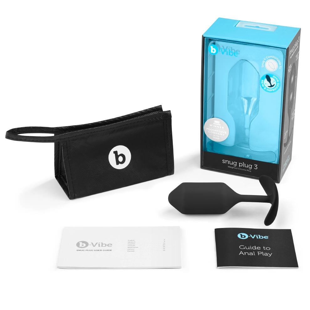SNUG PLUG 3 Butt Plug B-Vibe - Boutique Séduction