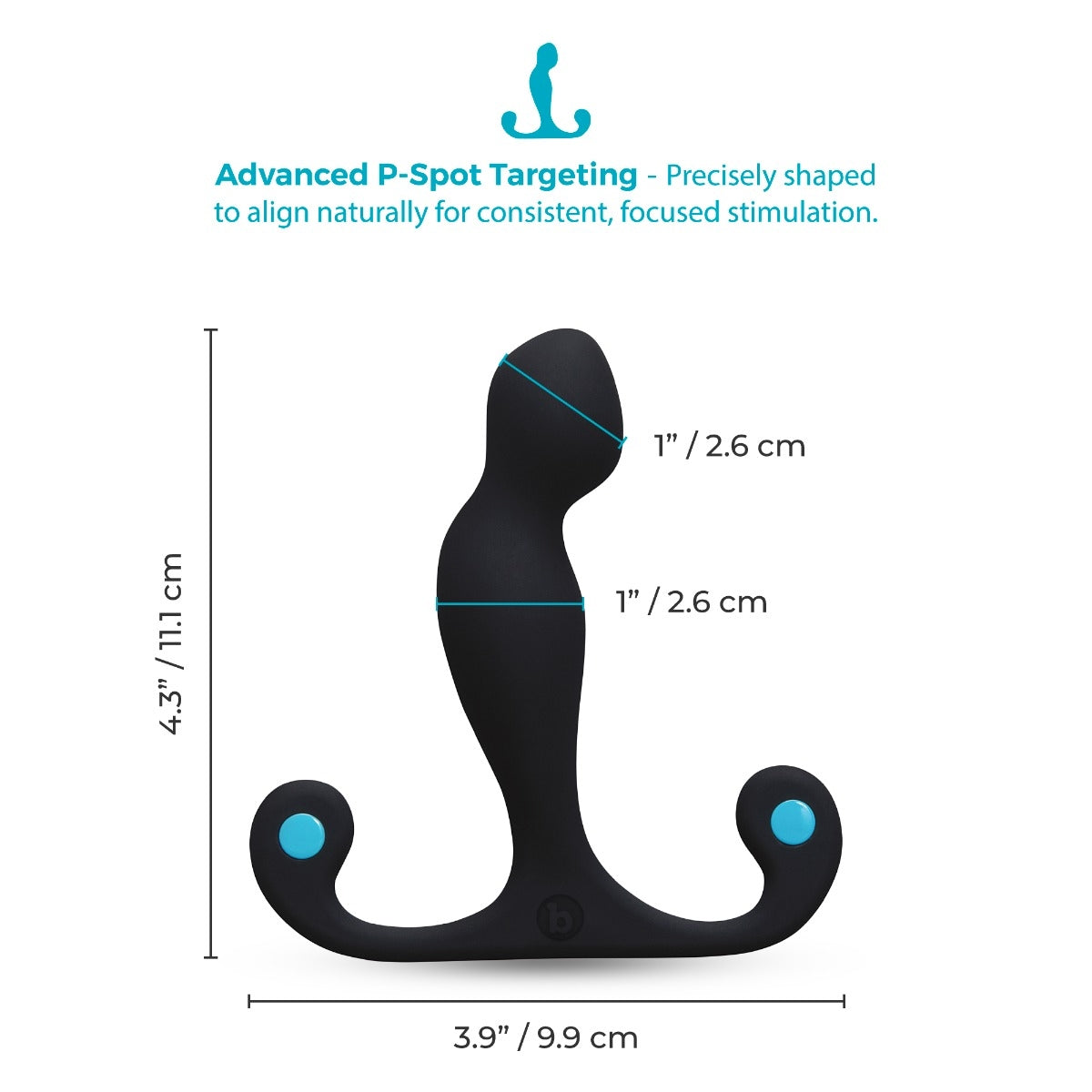 P-Spot Vortex Flex Hands-Free Angled Prostate Massager