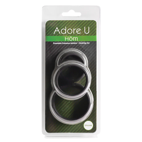 Cockring Set Adore U - Höm - Boutique Séduction