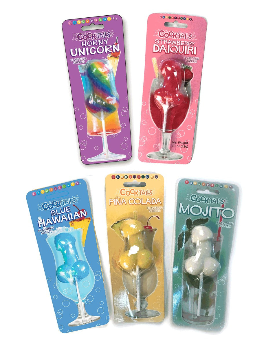 Cocktails Flavored Sucker Little Genie - Boutique Séduction