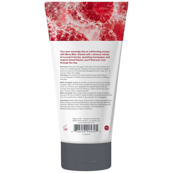 BERRY BLISS Shave Cream Coochy - Boutique Séduction