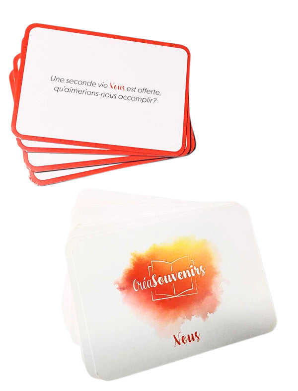 Jeu de Carte Nous Créasouvenirs - Boutique Séduction