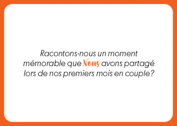 Jeu de Carte Nous Créasouvenirs - Boutique Séduction