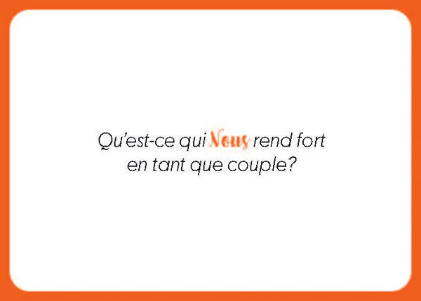 Jeu de Carte Nous Créasouvenirs - Boutique Séduction