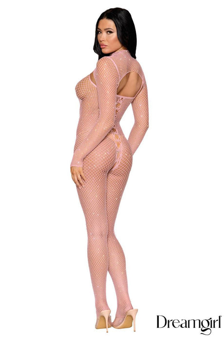Shrug Bodystocking with Rhinestones Dreamgirl International - Boutique Séduction