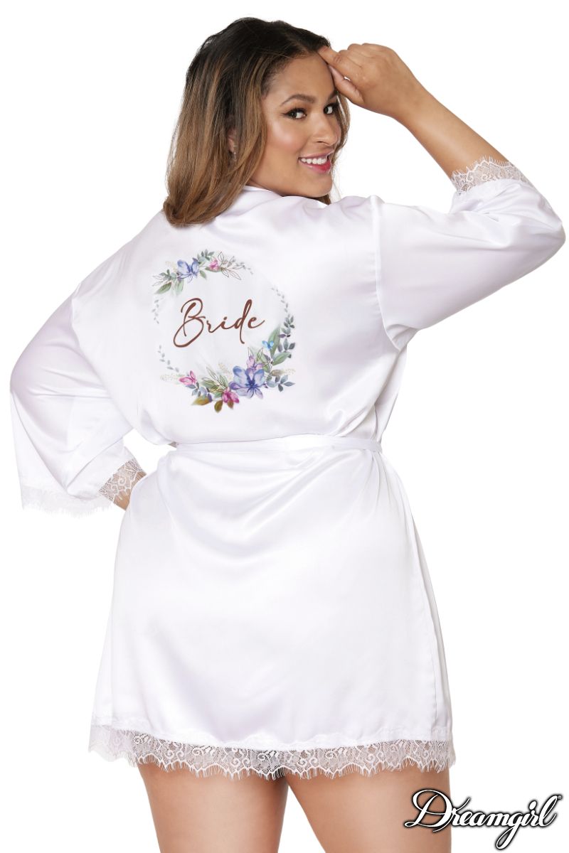 Robe Satin Bride Dreamgirl International - Boutique Séduction