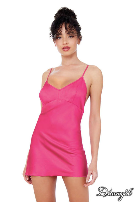 Satin Heart Ring Babydoll Dreamgirl International - Boutique Séduction