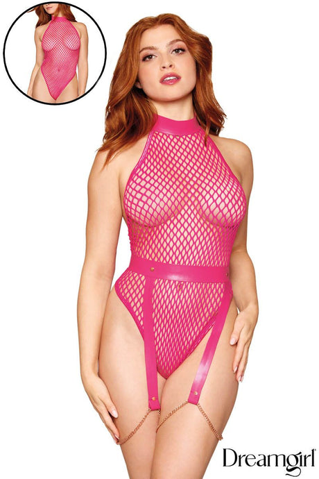 2Pc Harness Teddy Dreamgirl International - Boutique Séduction