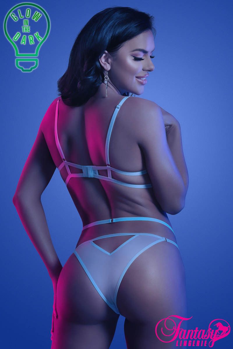 PRISMATIC Cutout UV 2Pc Set Fantasy Lingerie - Boutique Séduction