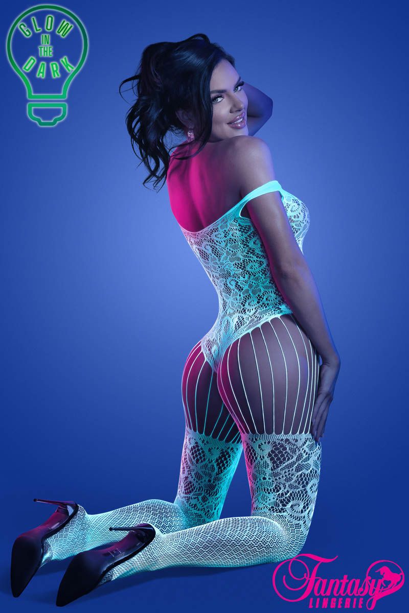 ILLUMINATE Crotchless Teddy Bodystocking Fantasy Lingerie - Boutique Séduction