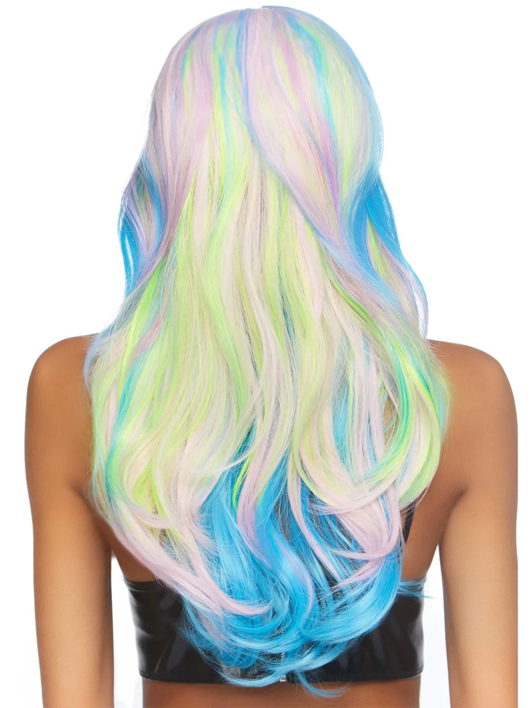 Mystic Hue Multicolour Long Wavy Wig 27"