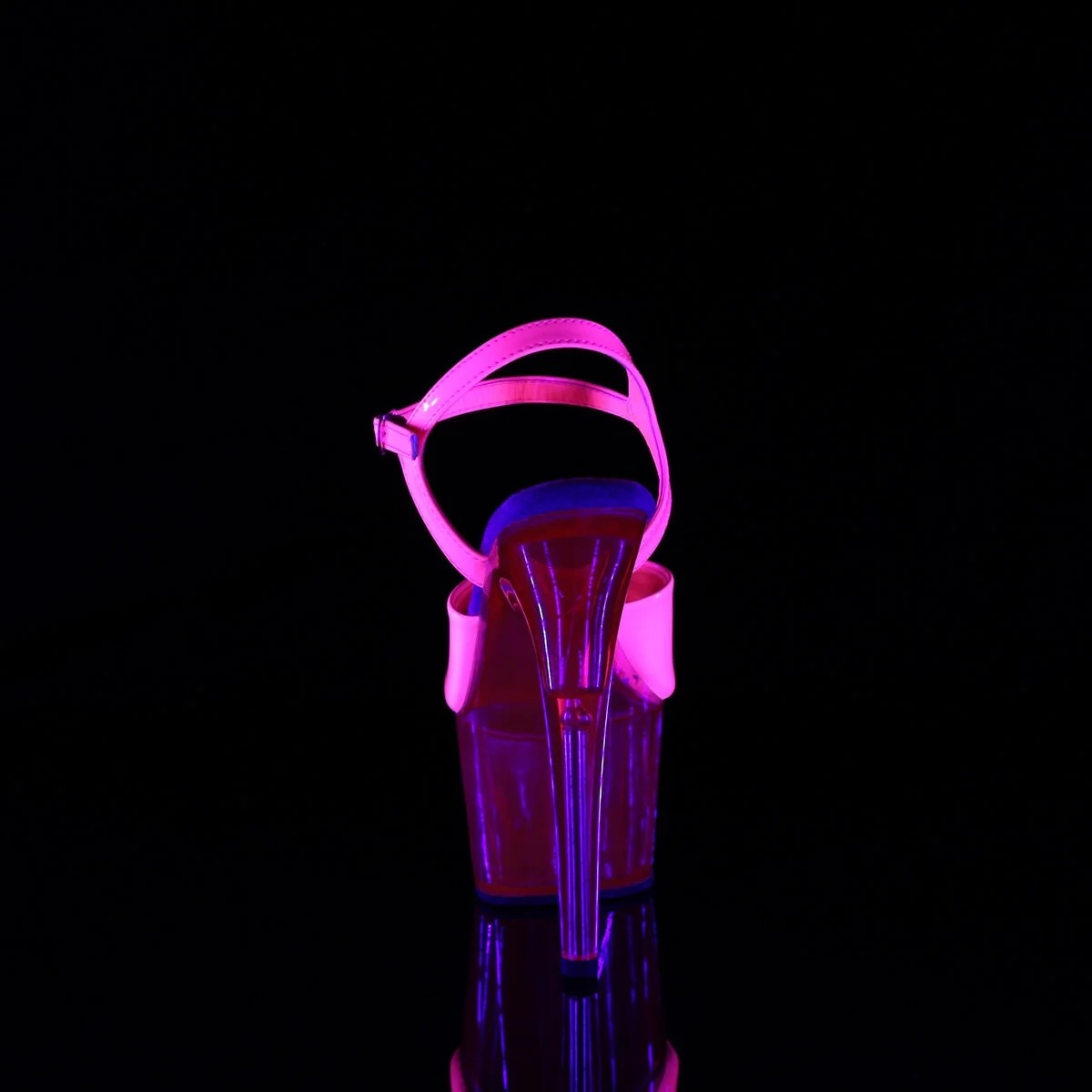 Adore-709UVT Blacklight Reactive Platform Sandals