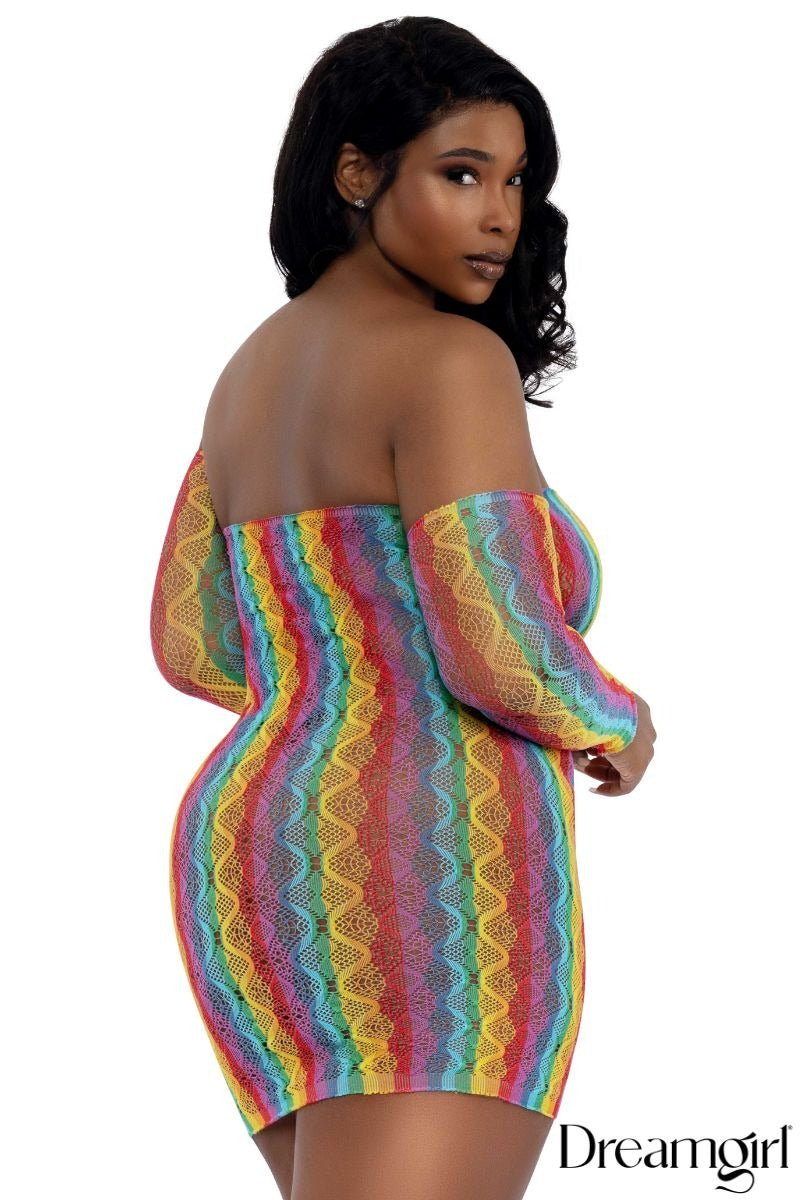 Rainbow Mini with Arm Warmers