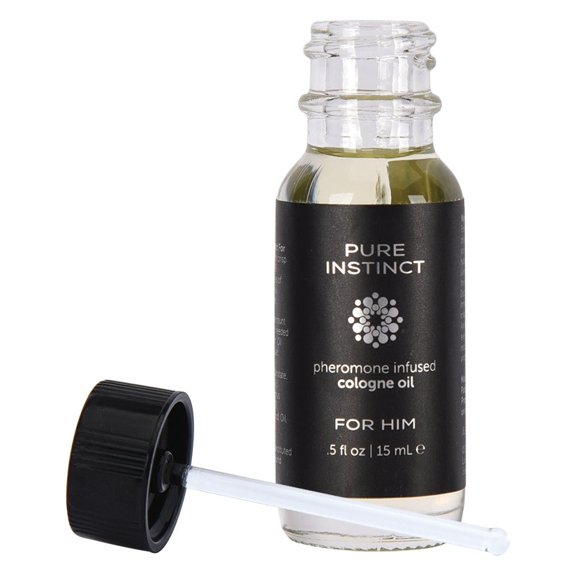 FOR HIM Pheromone Infused Cologne Oil Pure Instinct - Boutique Séduction