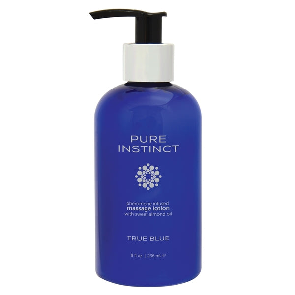 TRUE BLUE Pheromone Infused Massage Lotion Pure Instinct - Boutique Séduction