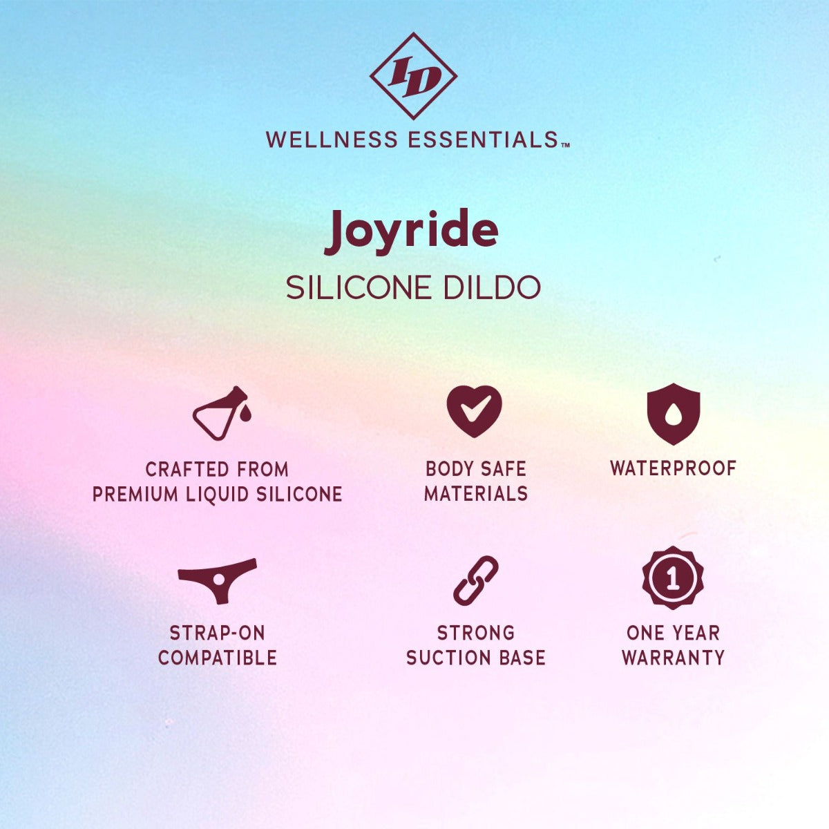 JOYRIDE Silicone Dildo Wellness Essentials - Boutique Séduction