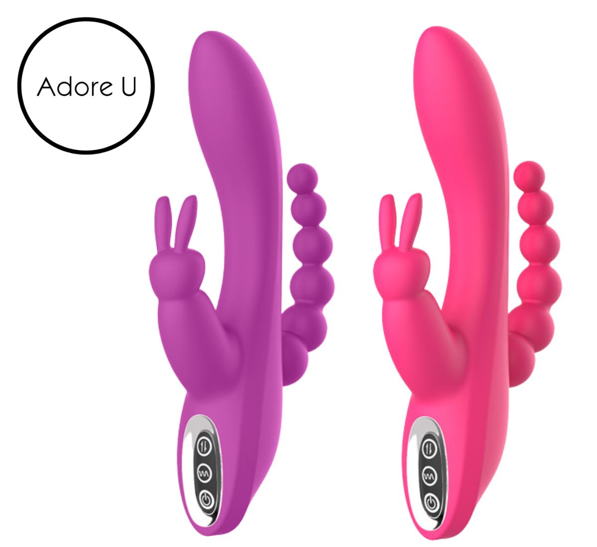 Triple Stimulation Vibrator - Joana Adore U Classic - Boutique Séduction
