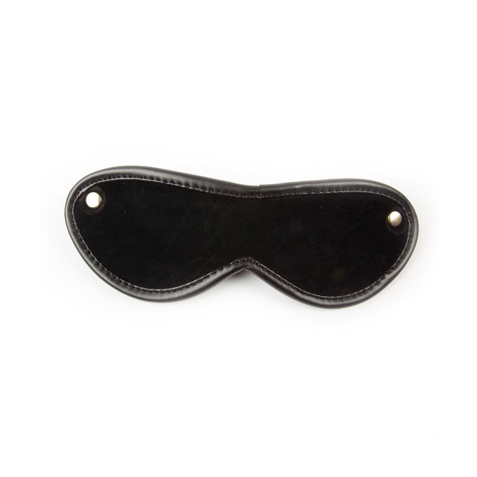 Suede & Faux-Leather Blindfold