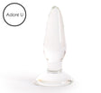 ONE Glass Butt Plug Adore U - Glassicles - Boutique Séduction