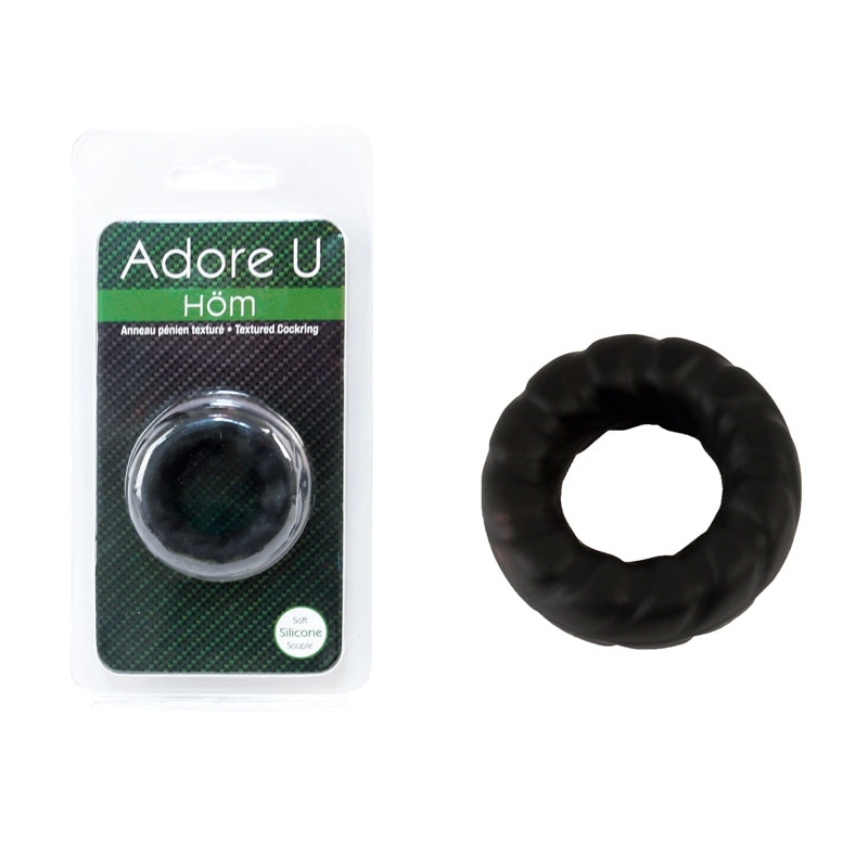 Textured Cockring Adore U - Höm - Boutique Séduction