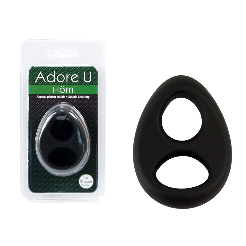 Double Cockring Adore U - Höm - Boutique Séduction