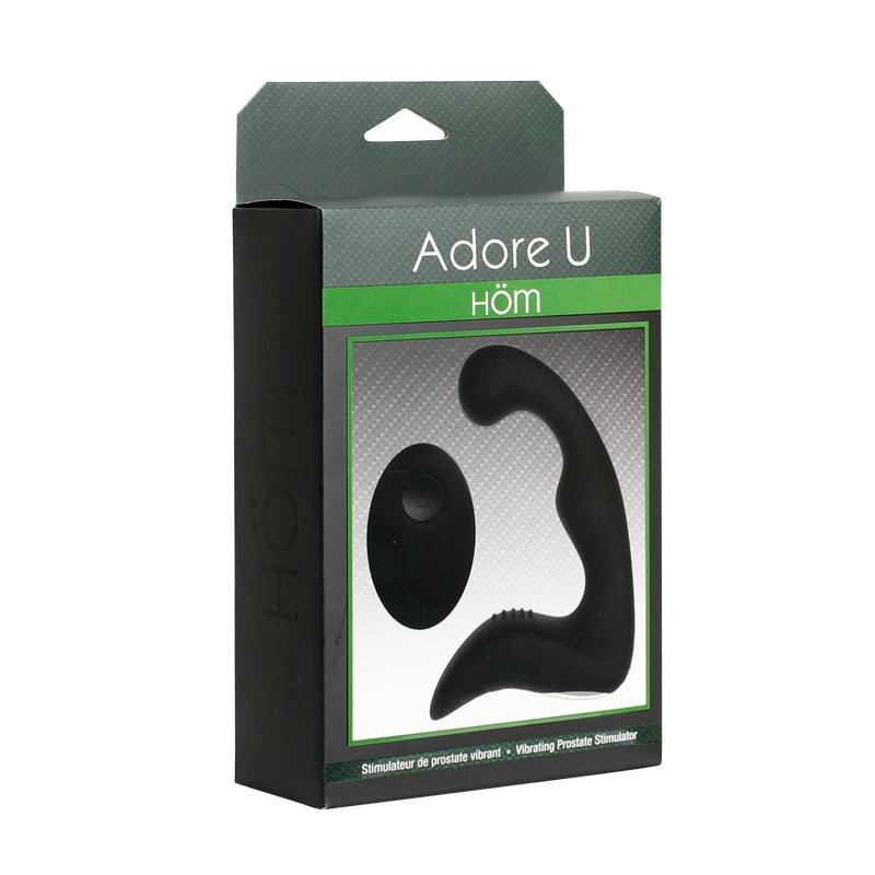Prostate Stimulator With Remote Adore U - Höm - Boutique Séduction