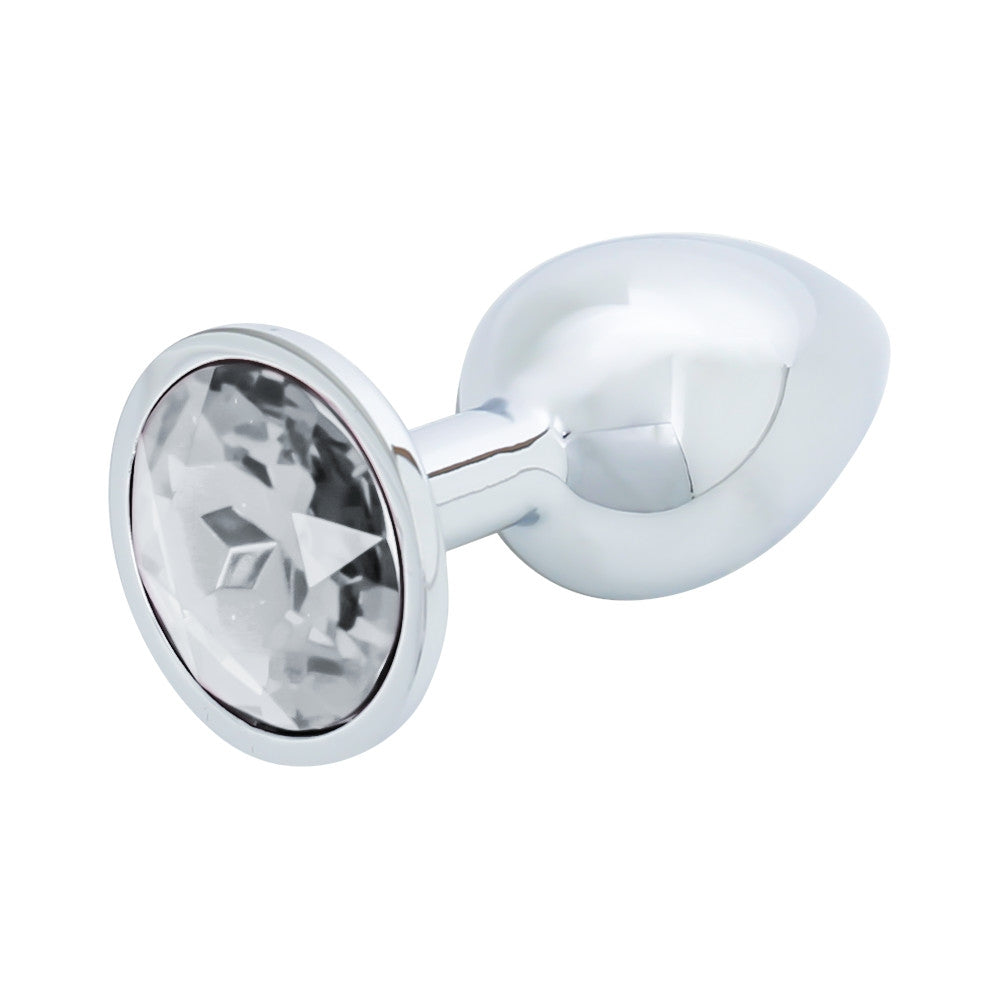 Silver Butt Plug Adore U - Anal Luxure - Boutique Séduction