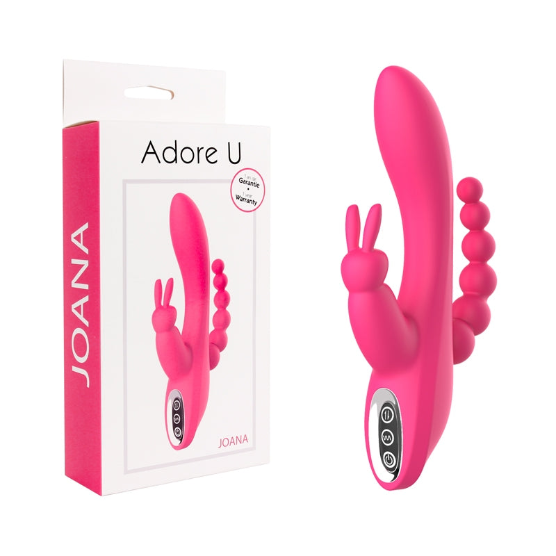 Triple Stimulation Vibrator - Joana Adore U Classic - Boutique Séduction