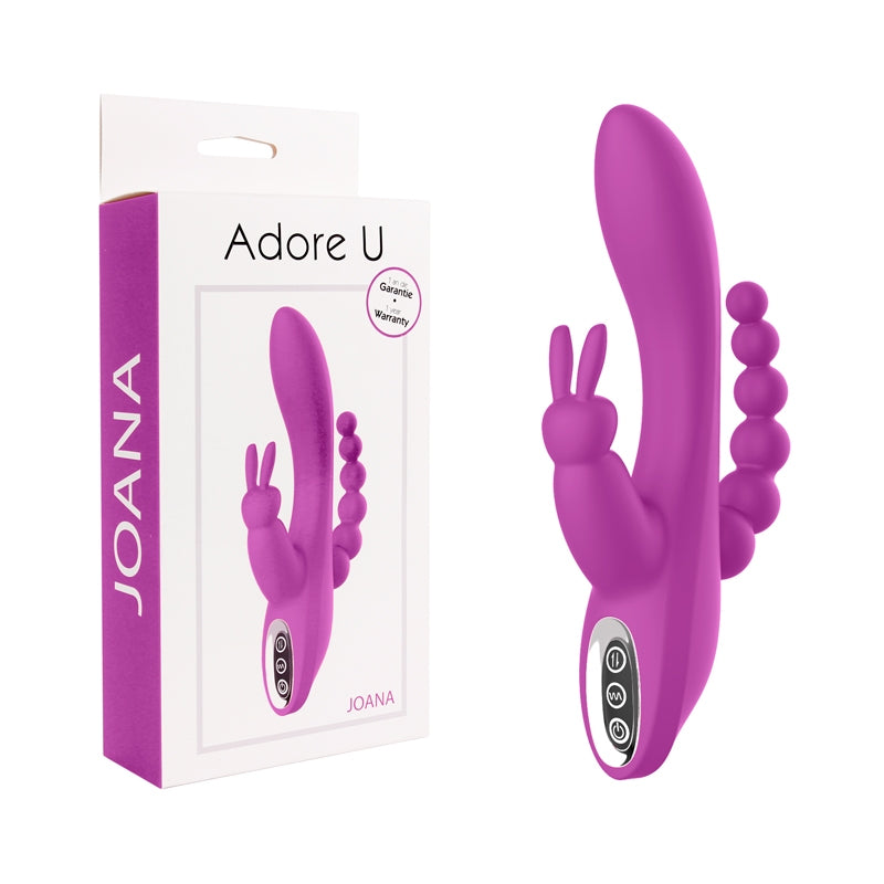 Triple Stimulation Vibrator - Joana Adore U Classic - Boutique Séduction