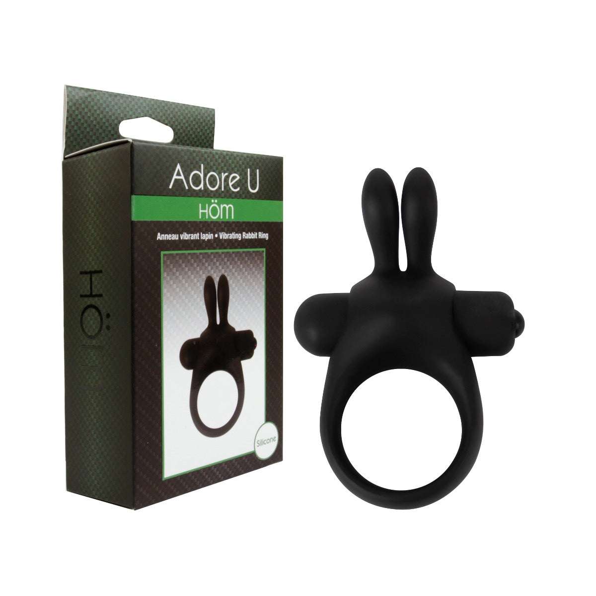 Vibrating Rabbit Cockring Adore U - Höm - Boutique Séduction