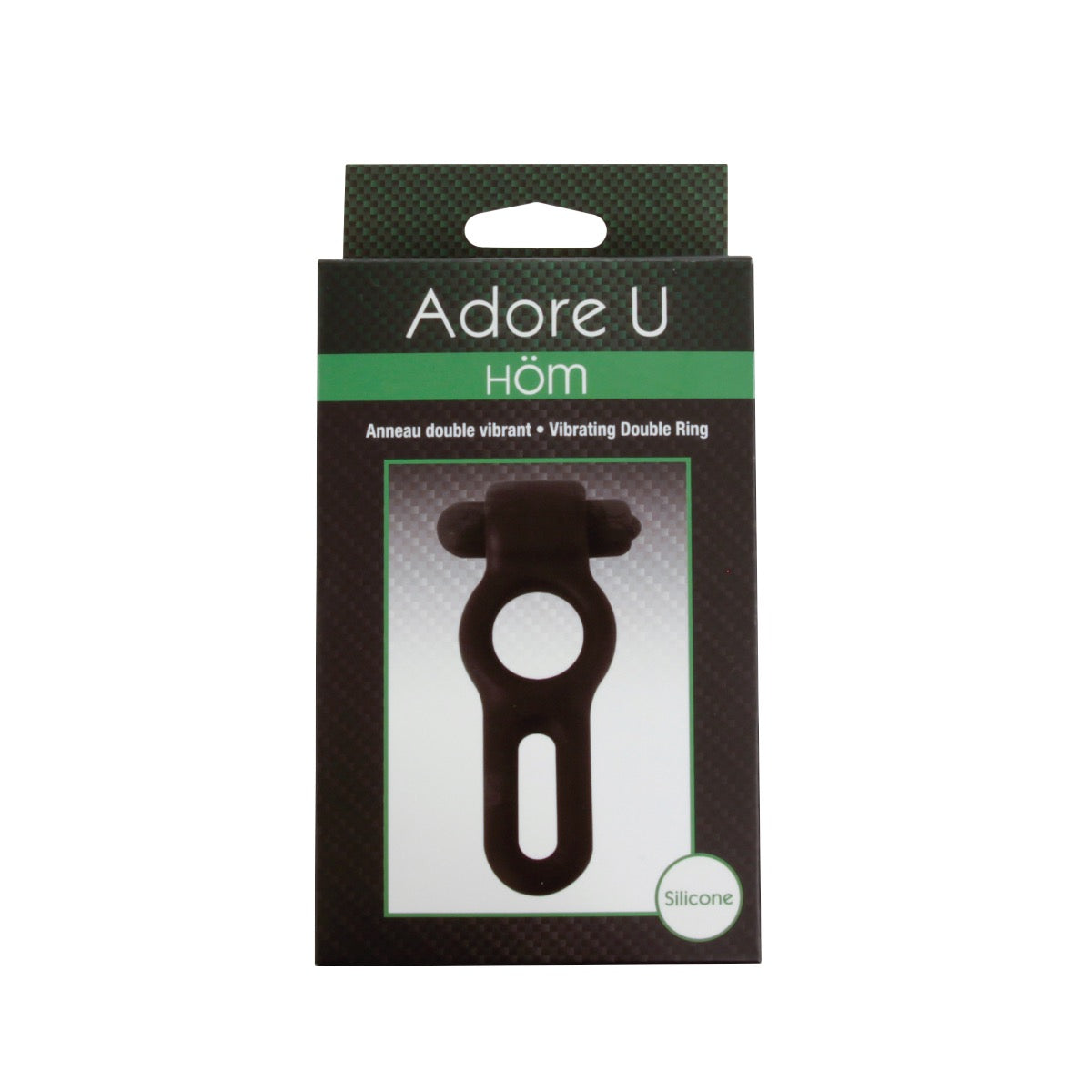 Vibrating Double Cockring Adore U - Höm - Boutique Séduction