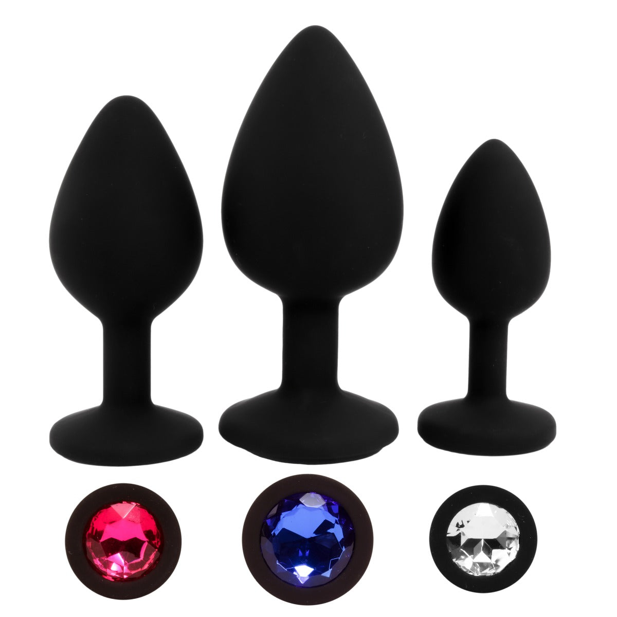 Anal Plug Set With Gems - Elisa Adore U - Anal - Boutique Séduction