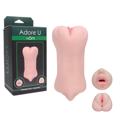 Triple Masturbator Adore U - Höm - Boutique Séduction
