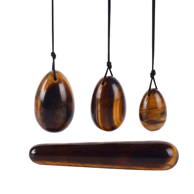 Yoni Eggs & Dildo Set - Tiger Eye Adore U - Yoni - Boutique Séduction