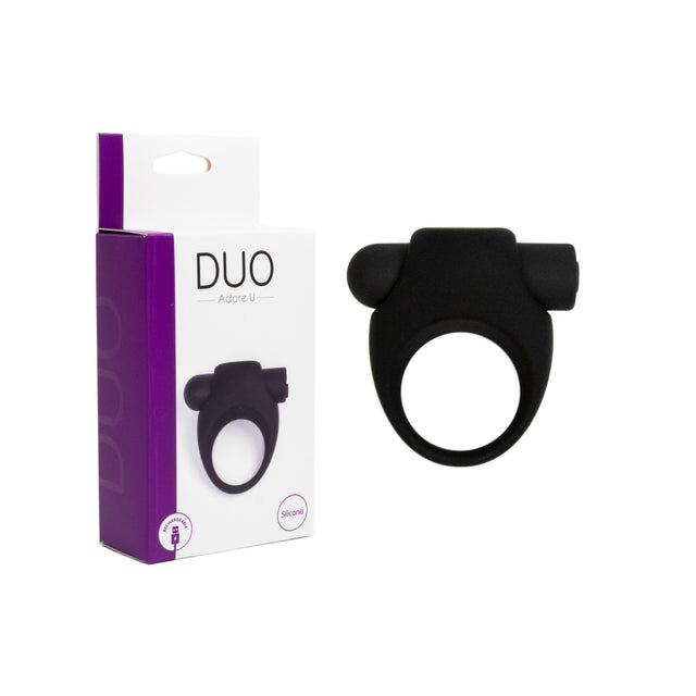 Vibrating Cockring Adore U - Duo - Boutique Séduction
