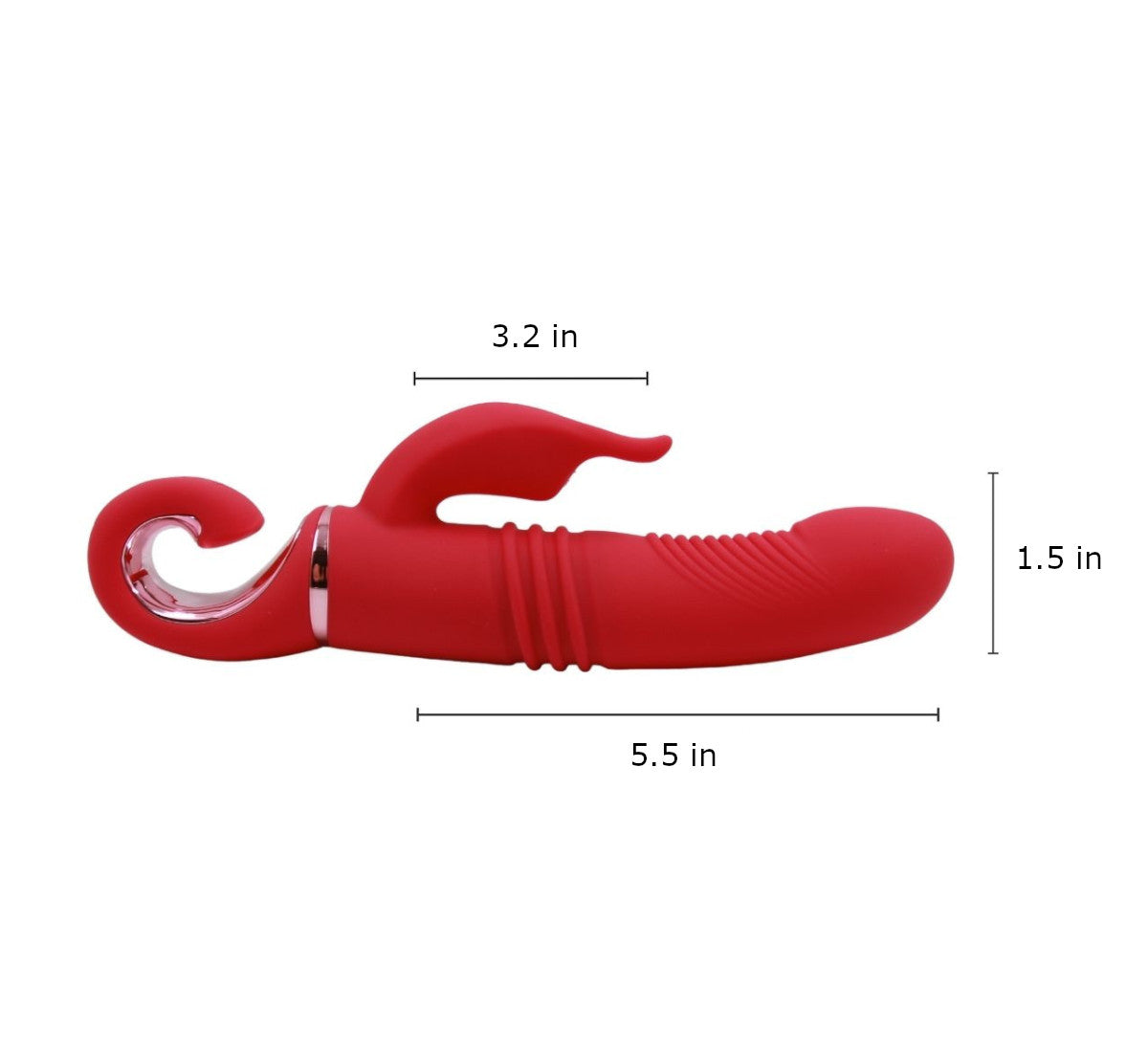 Leona Back and Forth Vibrator Adore U - Boutique Séduction