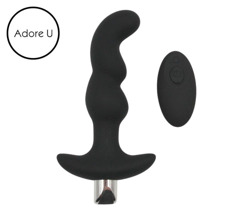 Vibrating Prostate Stimulator with Remote Adore U - Höm - Boutique Séduction
