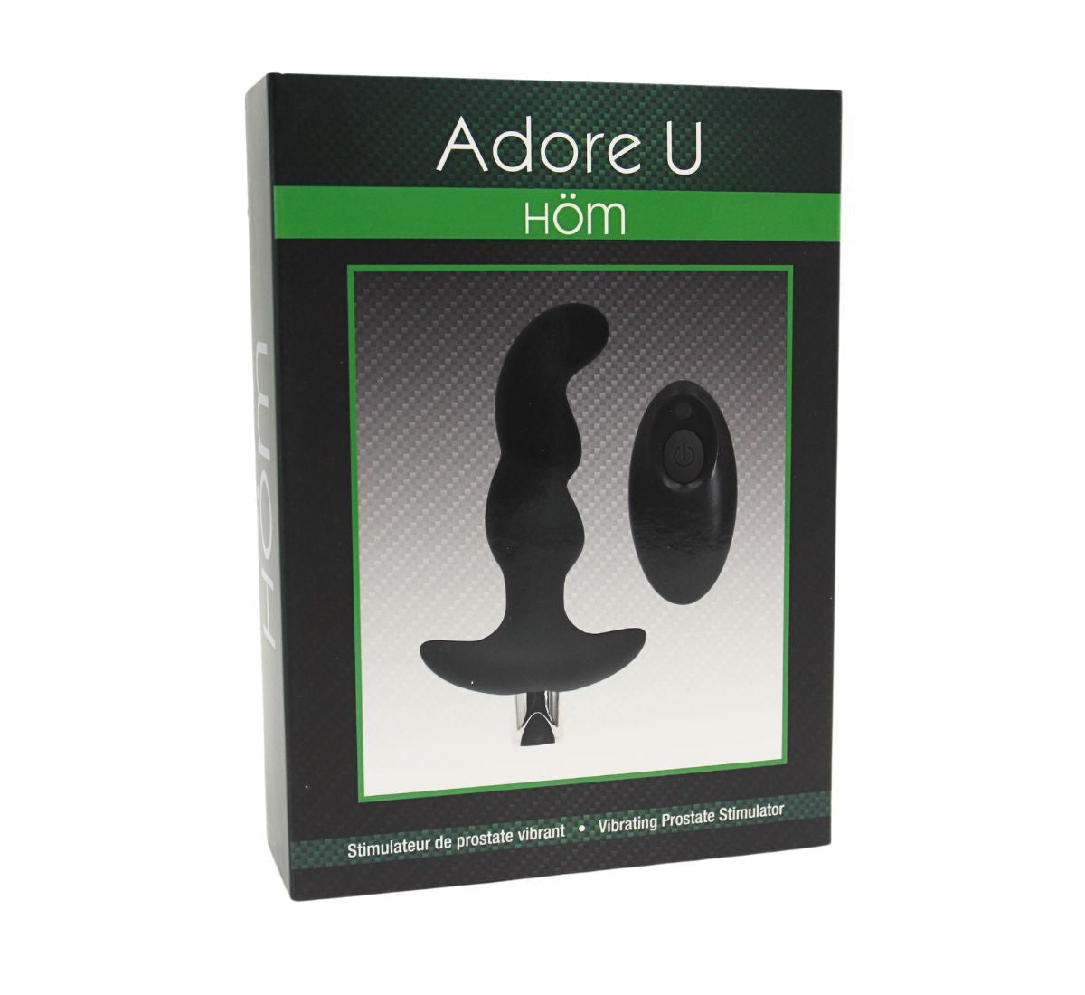 Vibrating Prostate Stimulator with Remote Adore U - Höm - Boutique Séduction