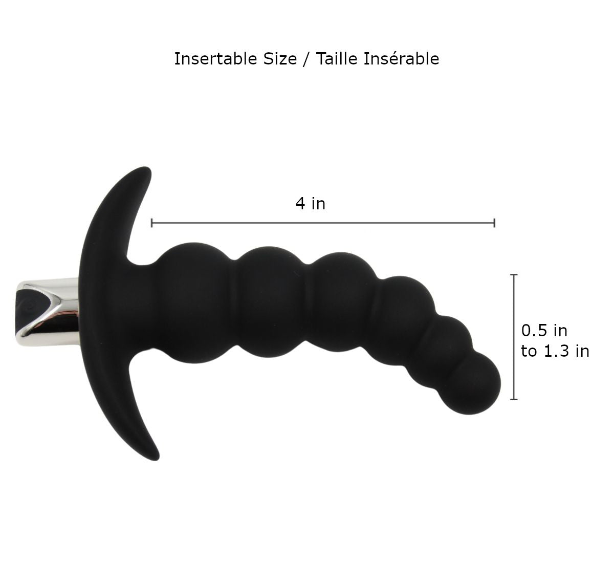 Vibrating Beads Prostate Stimulator with Remote Adore U - Höm - Boutique Séduction