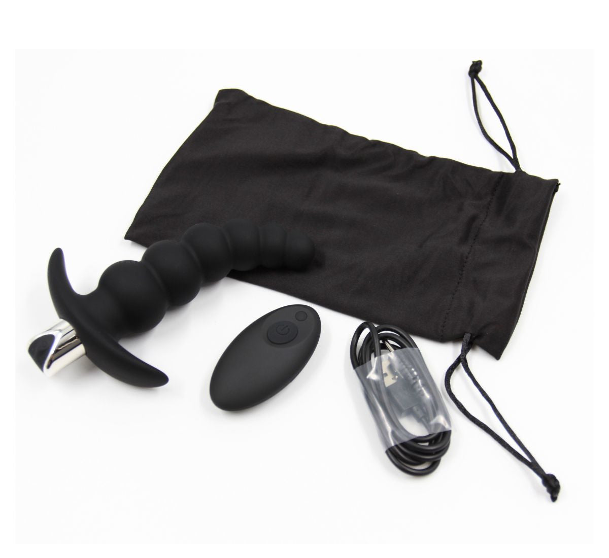 Vibrating Beads Prostate Stimulator with Remote Adore U - Höm - Boutique Séduction